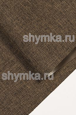 Ткань Оксфорд 600D 430г/кв.м водоотталкивающая 
ПВХ СНЕГ КОРИЧНЕВАЯ ширина 1,45м