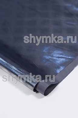 Ткань курточная Таффета 210Т 65г/кв.м 
фольгированная РОМБЫ СЕРАЯ ширина 1,45м