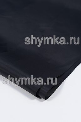 Ткань подкладочная Таффета 210Т 55г/кв.м 
ЧЕРНАЯ ширина 1,45м