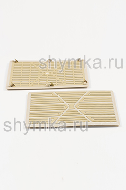 Подпятник пластиковый с резиновыми вставками 