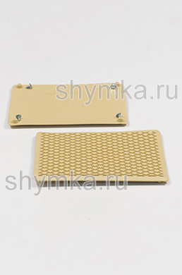 Подпятник из термоэластопласта РОМБЫ 
БЕЖЕВЫЙ толщина 6мм размер 20х15см