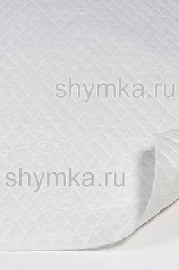 Термостежка МИНИ-РОМБ 35х20мм синтепон Standart 
80г/кв.м на спанбонде + подкладка 170Т МОЛОЧНЫЙ