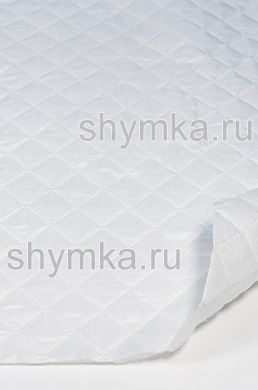 Термостежка КВАДРАТ 35х35мм синтепон Standart 
100г/кв.м + подкладка 190Т БЕЛАЯ ширина 1,45м