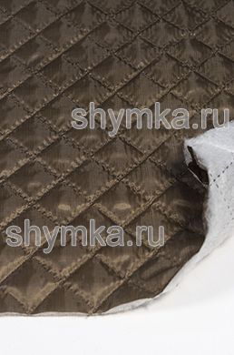 Термостежка КВАДРАТ 35х35мм синтепон Standart 
100г/кв.м + подкладка 170Т КОРИЧНЕВАЯ ширина 1,45м