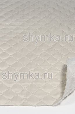 Термостежка КВАДРАТ ФИГУРНЫЙ 35х35мм синтепон 
Standart 80г/кв.м + подкладка 190Т КРЕМОВАЯ