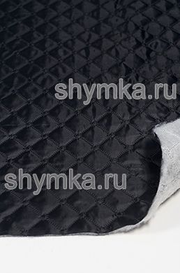 Термостежка КВАДРАТ ФИГУРНЫЙ 35х35мм синтепон 
Standart 100г/кв.м + подкладка 190Т ЧЕРНАЯ