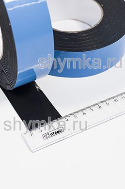 Скотч Pilot двусторонний на вспененной основе 
ЧЕРНЫЙ толщина 1,2мм ширина 38мм длина 10м