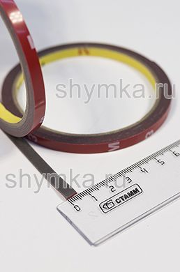 Скотч 3 М (не оригинал) двусторонний 
толщина 1мм ширина 6мм длина 3м