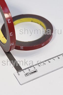 Скотч 3 М (не оригинал) двусторонний 
толщина 1мм ширина 10мм длина 5м