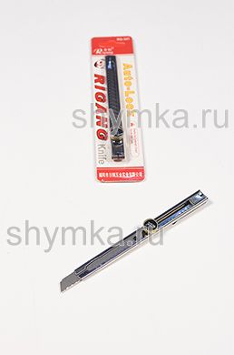 Нож для плёнок RIGANG RG-341 ширина лезвия 9мм
угол кончика лезвия 60° регулируемое колесо