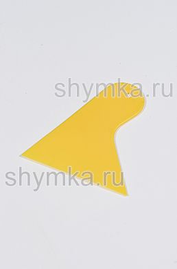 Скребок пластмассовый лопатка ЖЕЛТЫЙ
длина 120мм ширина 90мм толщина 3мм