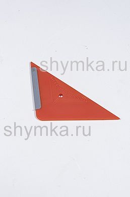 Ракель TRI-EDGE ОРАНЖЕВЫЙ с резиновой вставкой
длина 120мм ширина 52мм