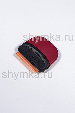 Скребок мини ЧЕРНО-КРАСНЫЙ
с пластиковым лезвием