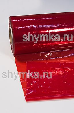 Пленка ПВХ прозрачная КРАСНАЯ морозоустойчивая
-15°С толщина 100 микрон ширина 1,4м