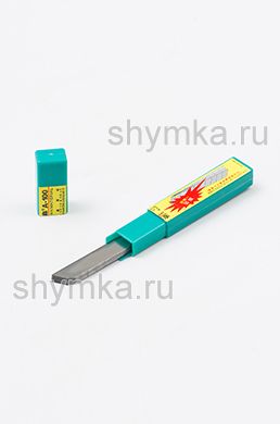 Пачка металлических лезвий RIGANG A-100
ширина 9мм угол кончика лезвия 60° 10 лезвий
