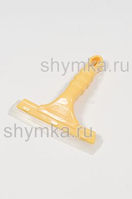 Ракель для тонировки силиконовый
ЖЕЛТЫЙ с ручкой