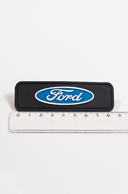 Шеврон резиновый для автоковриков 
FORD ЦВЕТНОЙ прошивной