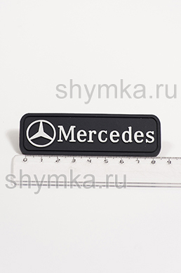 Шеврон резиновый для автоковриков 
MERCEDES-BENZ ЦВЕТНОЙ прошивной
