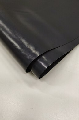 Тентовый материал ПВХ 650г/кв.м 
ГРАФИТ ЛАК толщина 0,55мм ширина 2,5м