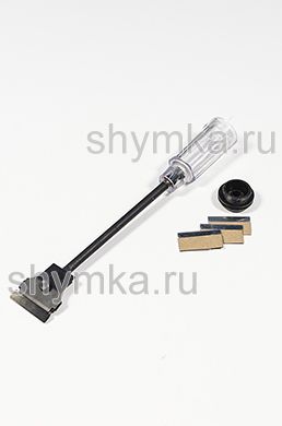Скребок с рукояткой + 3 лезвия
длина 285мм ширина 40мм