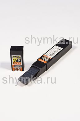 Пачка металлических лезвий OLFA BBL50K
ширина 9мм угол кончика лезвия 60° 50 лезвий