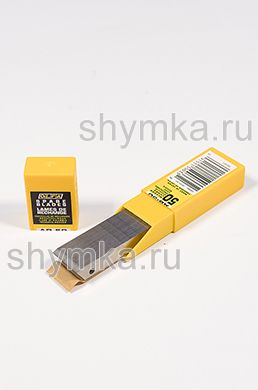 Пачка металлических лезвий OLFA AB-50
ширина 9мм угол кончика лезвия 60° 50 лезвий