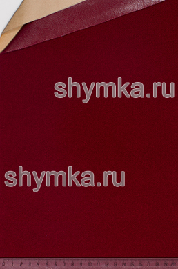 Велюр на клею ВИШНЕВЫЙ 
толщина 1мм ширина 1,4м