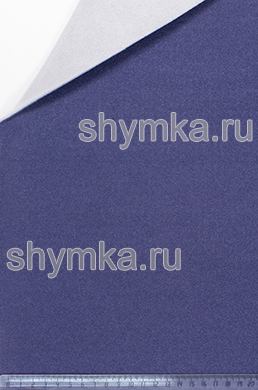 Велюр на поролоне 3мм (ТРИ!!!) на спанбонде 
STRONG СЕРО-СИНИЙ NEW ширина 1,4м