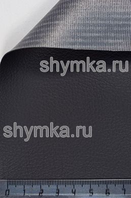 Винилискожа PVC-0,8 ЧЕРНАЯ 
ширина 1,4м толщина 0,8мм