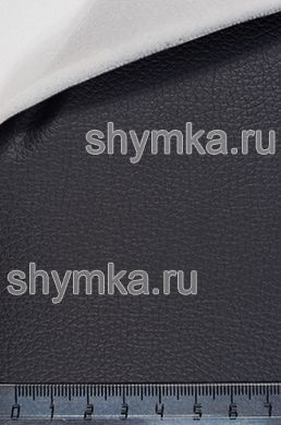 Винилискожа PVC-0,6 на поролоне на спанбонде 
ЧЕРНАЯ толщина 5,6мм ширина 1,4м
