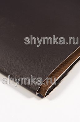 Винилискожа Орегон на поролоне 3мм (ТРИ!!!)
на коричневом спанбонде 60г/кв.м ШОКОЛАДНАЯ
толщина 3,6мм ширина 1,4м