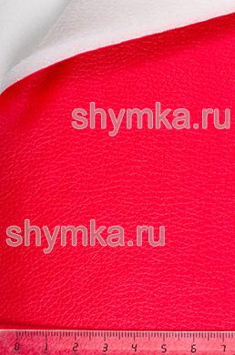 Винилискожа Орегон на поролоне на спанбонде 
КРАСНАЯ толщина 5,6мм ширина 1,4м