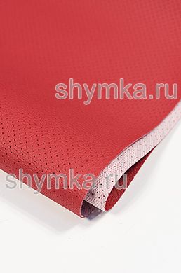 Винилискожа Швайцер БМВ с перфорацией 1376 EMPEROR CHERRY RED ширина 1,4м толщина 0,95мм