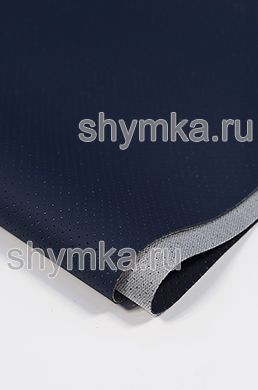 Винилискожа Швайцер Наппа с перфорацией 2965 
SUIT BLUE ширина 1,4м толщина 0,95мм