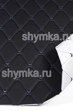 Винилискожа на поролоне 3мм на дублерине
ЧЕРНАЯ стеганная ТЕМНО-СЕРОЙ ниткой
РОМБ ДЕКОРАТИВНЫЙ 50х50мм