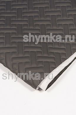 Винилискожа Орегон на поролоне 5мм на спанбонде 
ТЕМНО-СЕРАЯ стеганная СВЕТЛО-СЕРОЙ ниткой 
ПАРКЕТ