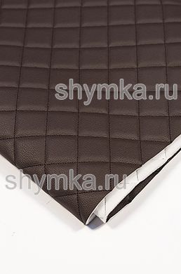 Винилискожа Орегон на поролоне 5мм на спанбонде 
ШОКОЛАДНАЯ стеганная ШОКОЛАДНОЙ №350 ниткой 
КВАДРАТ 35х35мм