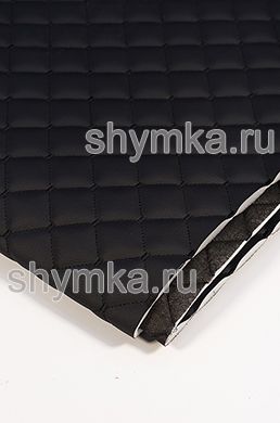 Винилискожа Орегон на поролоне 10мм
на черном спанбонде 60г/кв.м ЧЕРНАЯ стеганная
ЧЕРНОЙ ниткой КВАДРАТ НЕО 35х35мм
