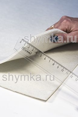 Полотно нетканое термоскрепленное иглопробивное 
БЕЛОЕ 400г/кв.м толщина 5мм ширина 1,6м