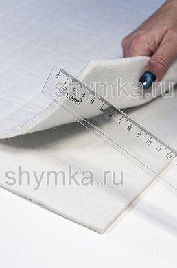 Полотно нетканое термоскрепленное иглопробивное 
БЕЛОЕ 450г/кв.м толщина 7мм ширина 1,5м