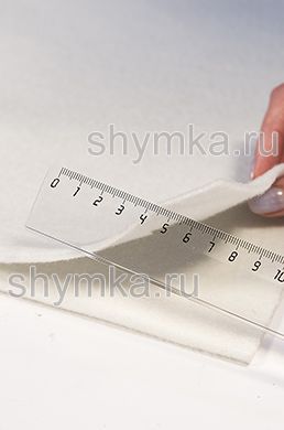 Полотно нетканое термоскрепленное иглопробивное 
БЕЛОЕ 350г/кв.м толщина 2,5мм ширина 1,5м