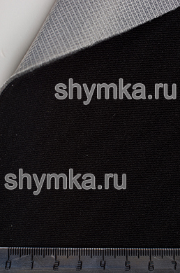 Велюр на поролоне на сетке Блэк-К 
ЧЕРНЫЙ толщина 3мм ширина 1,6м